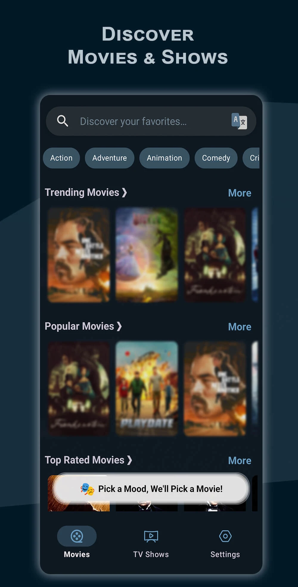 Movie5X: Discover Movie & Show screenshot